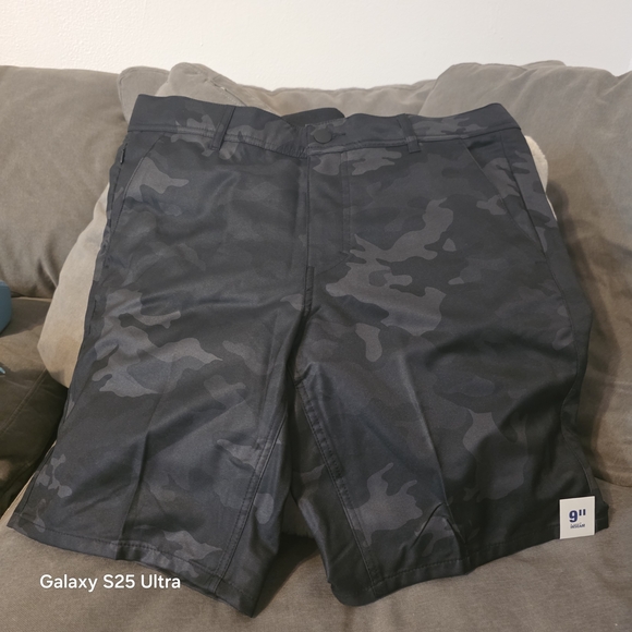 George Men's Dark Camo Athletic Shorts - Picture 1 of 7